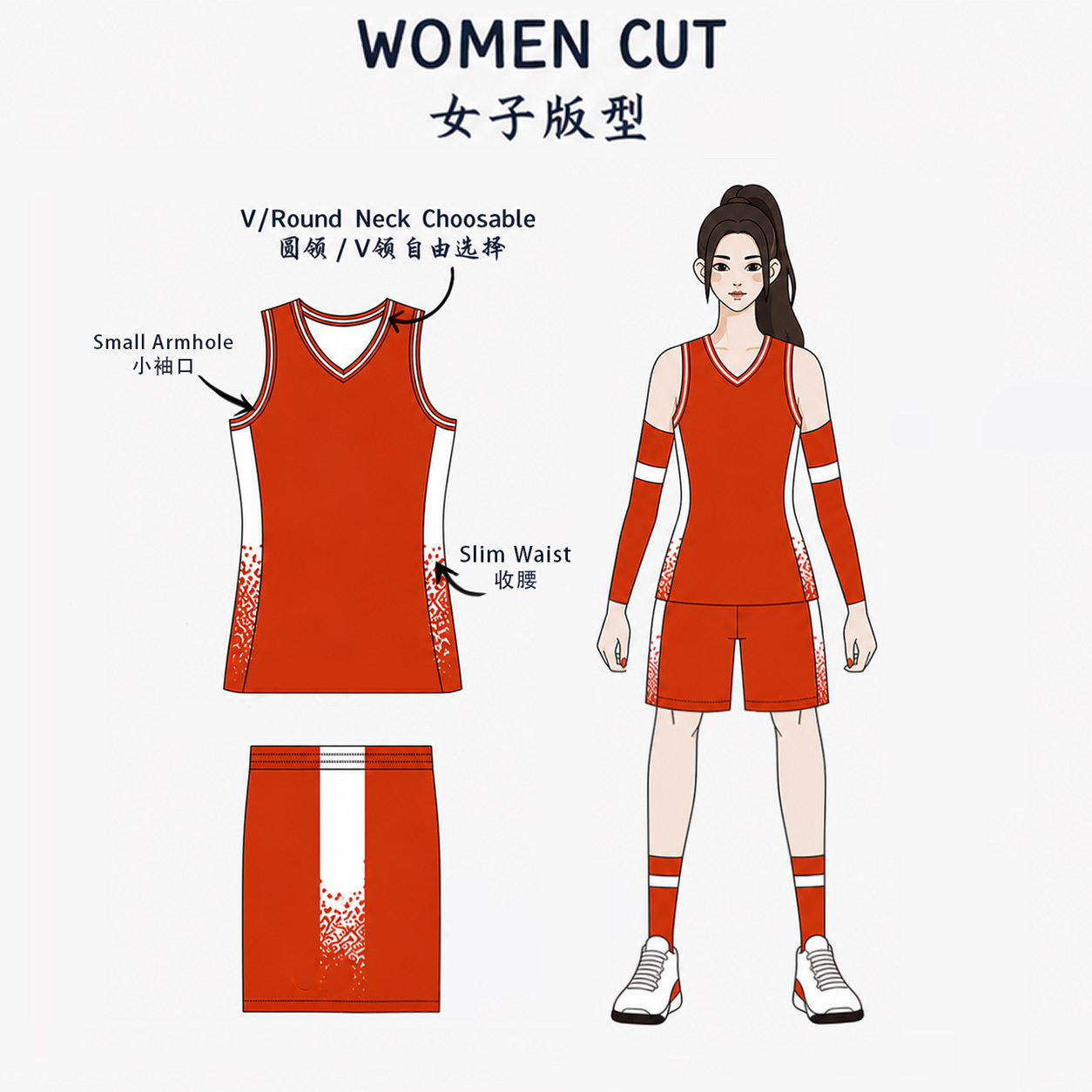 Women Cutting Jersey Overview