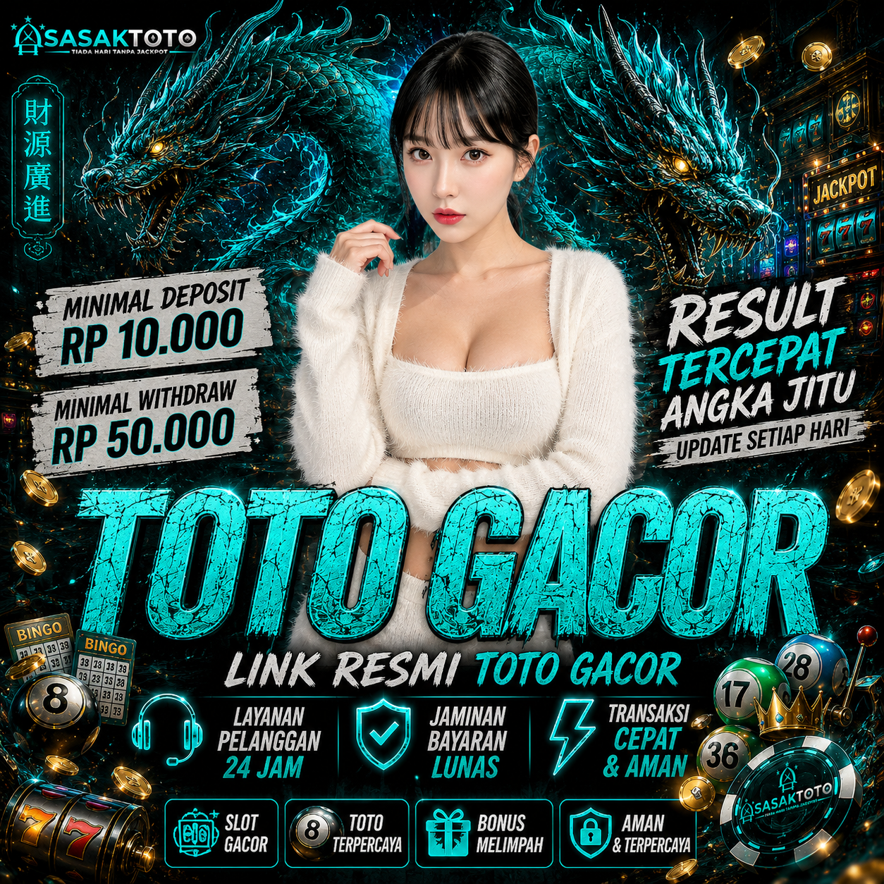 SASAKTOTO : Panel Extra Situs Toto Gacor Online 4D & Link Slot Hoki Terupdate Hari Ini