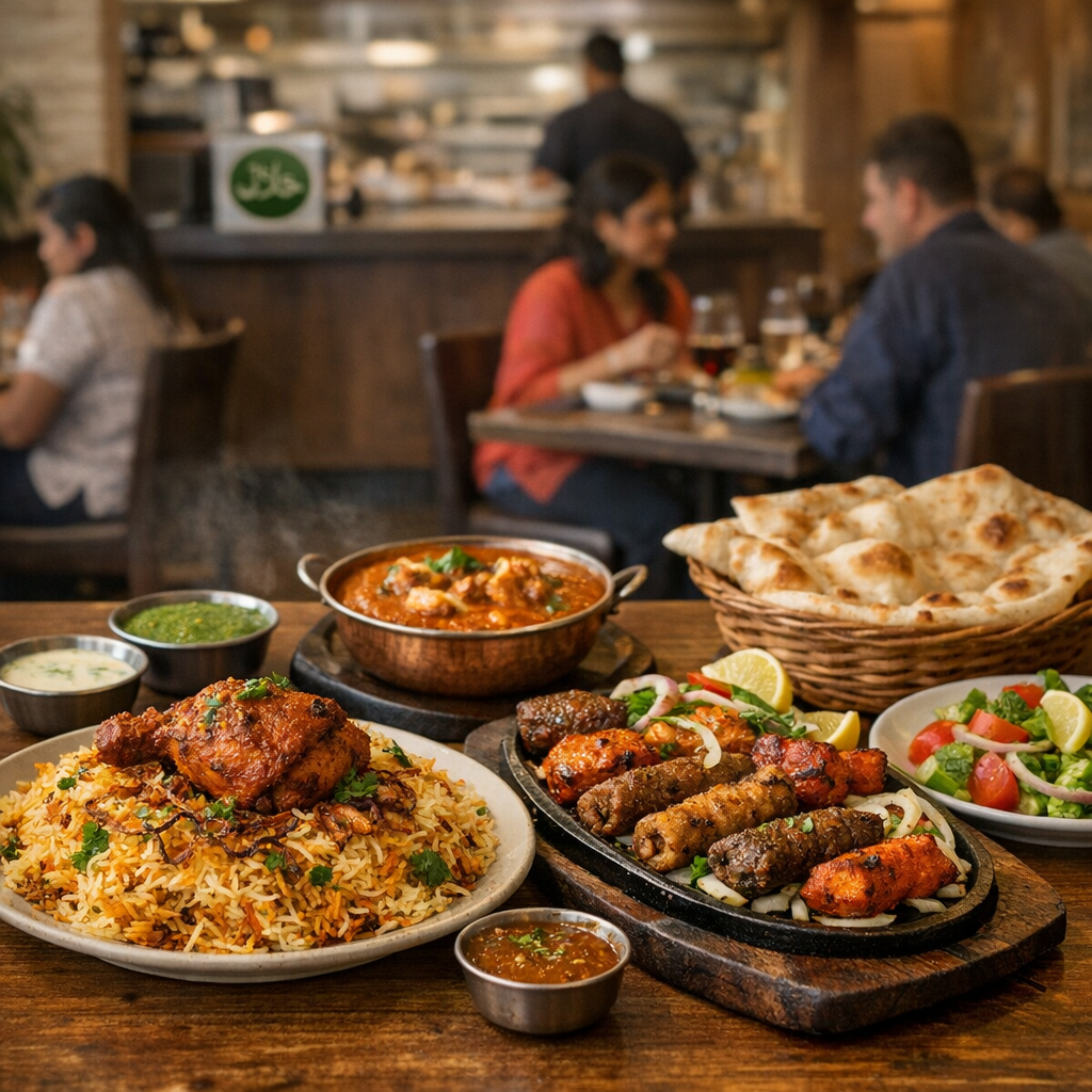 Halal Indian Restaurant Dining
