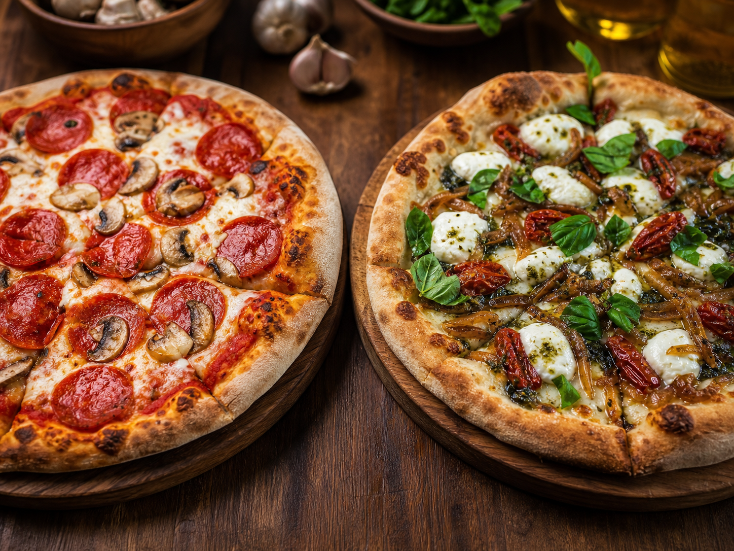 Gourmet And Traditional Pizza