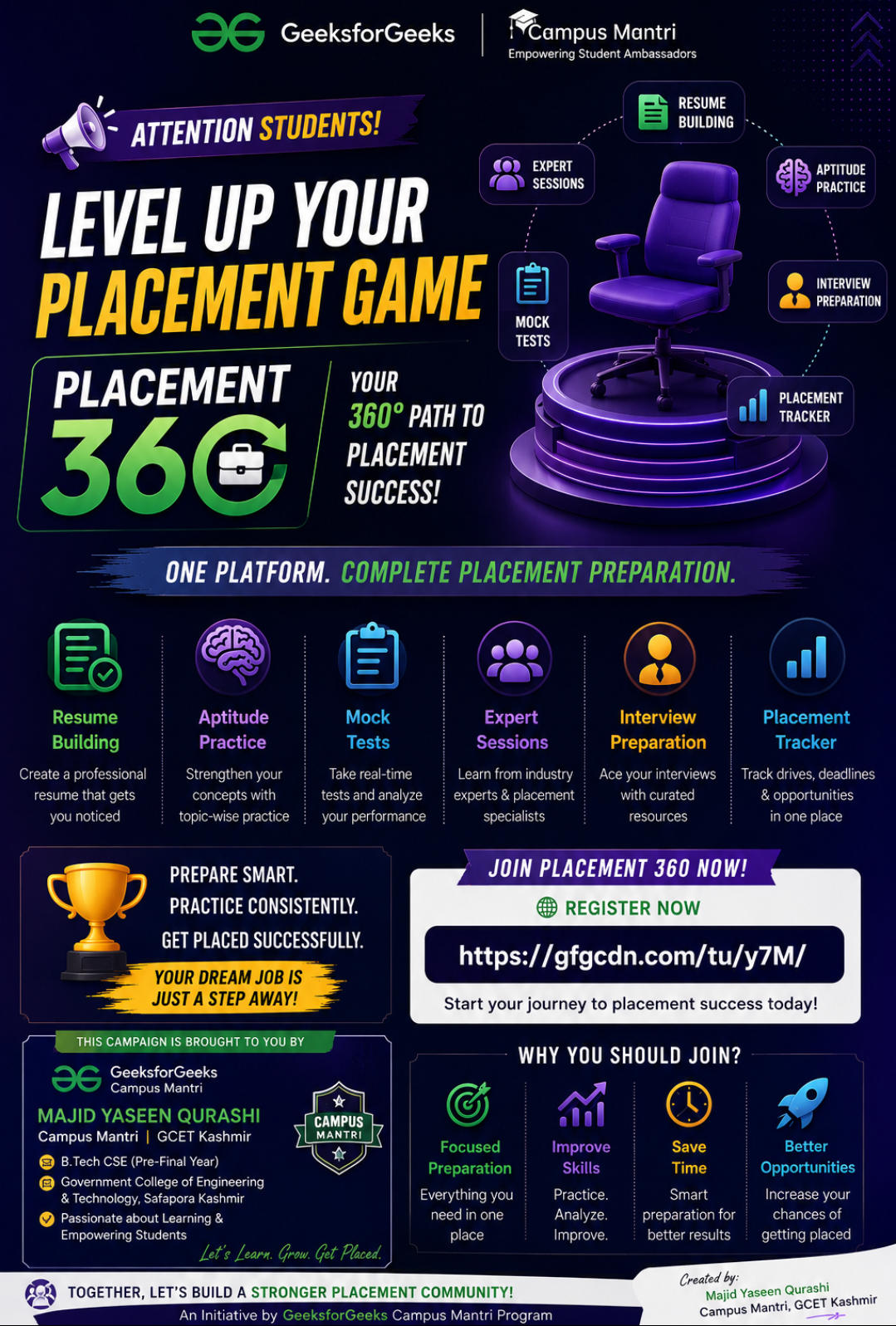 GeeksforGeeks Placement 360 Initiative