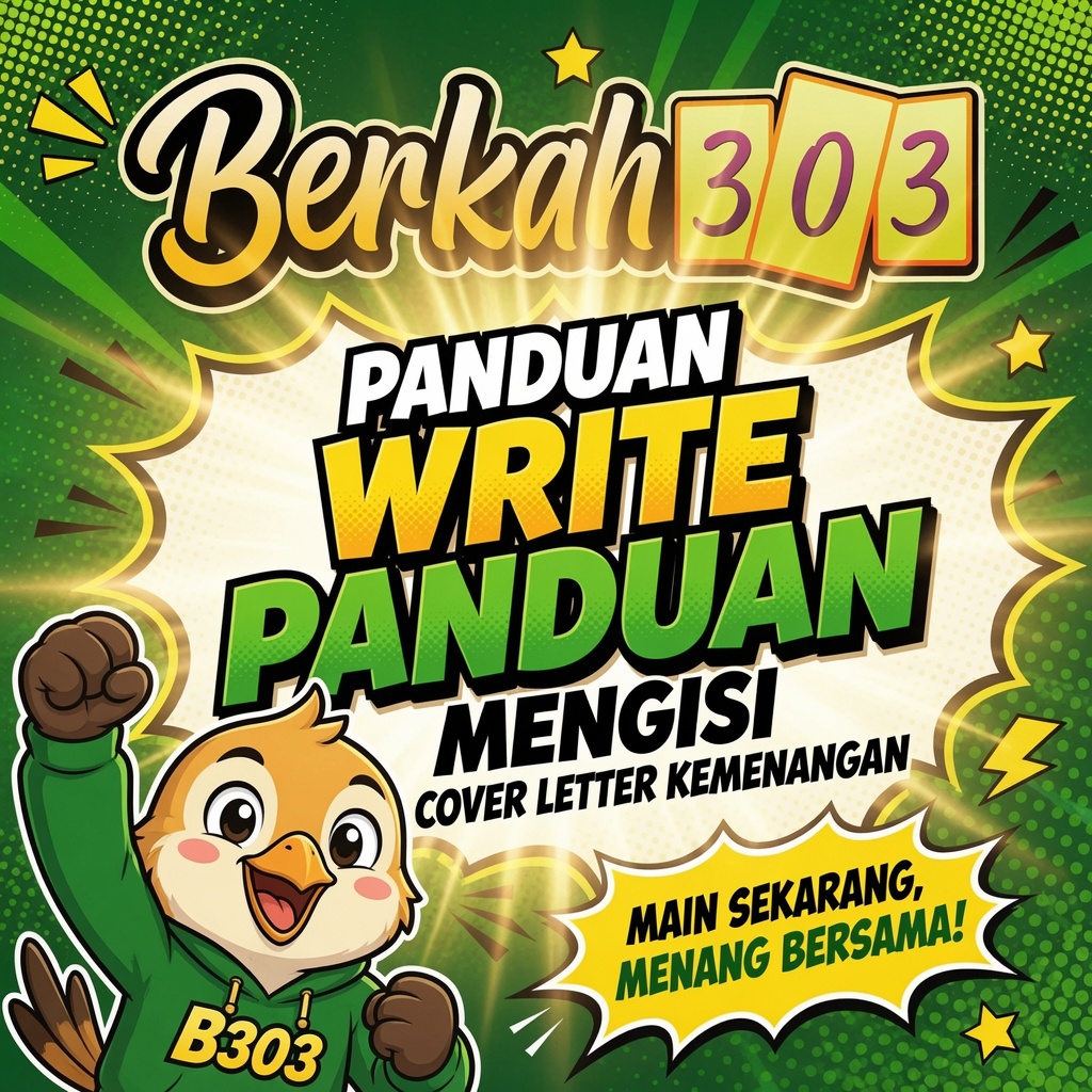 BERKAH303 - Panduan Write Panduan Mengisi Cover Letter Kemenangan