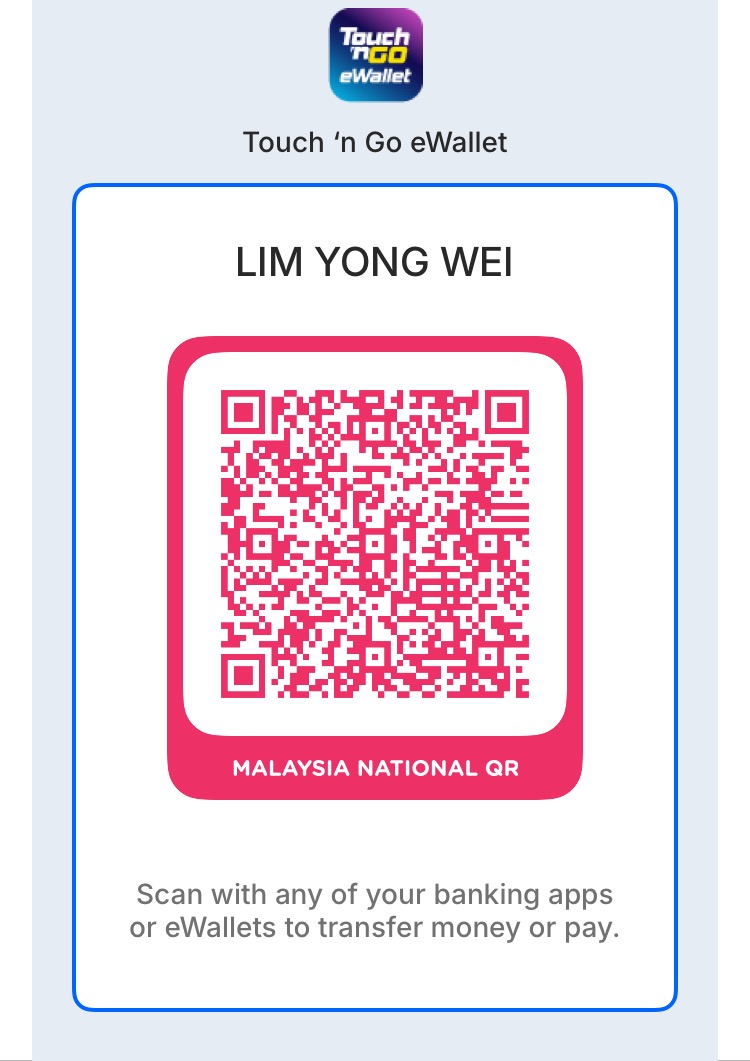 Lim Yong Wei TNG QR Code