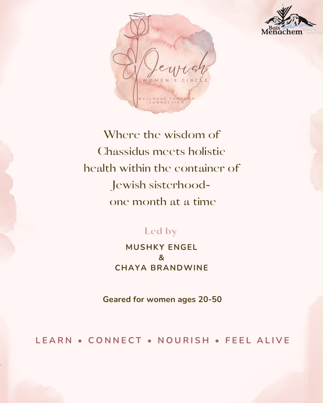 Monthly Wellness Circle flyer