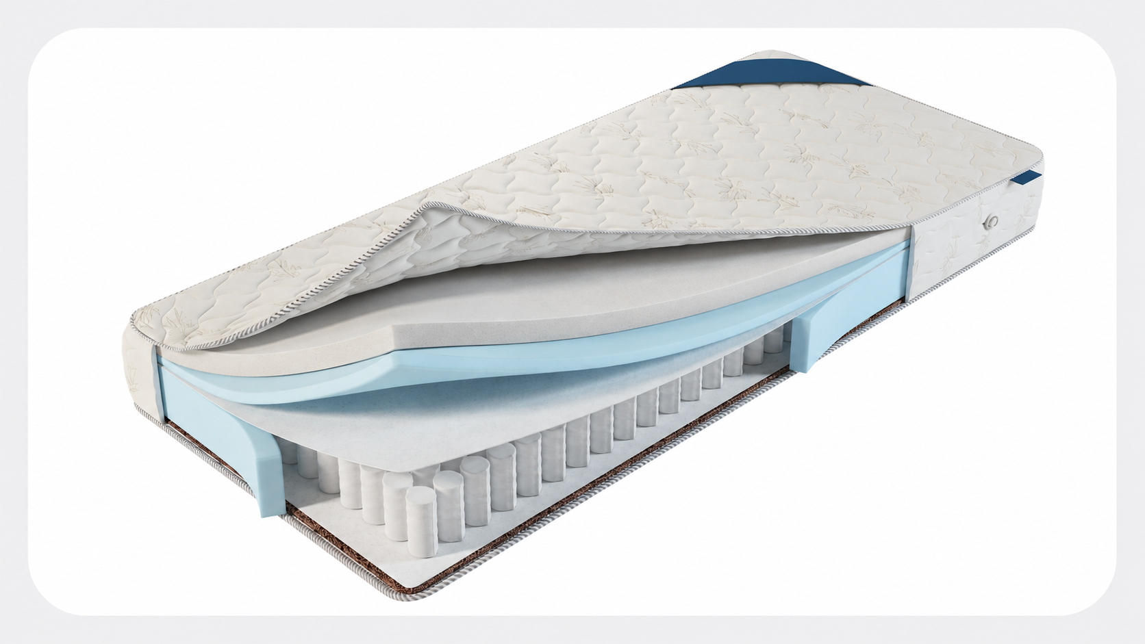 Palm Beacher custom boat mattress cutaway