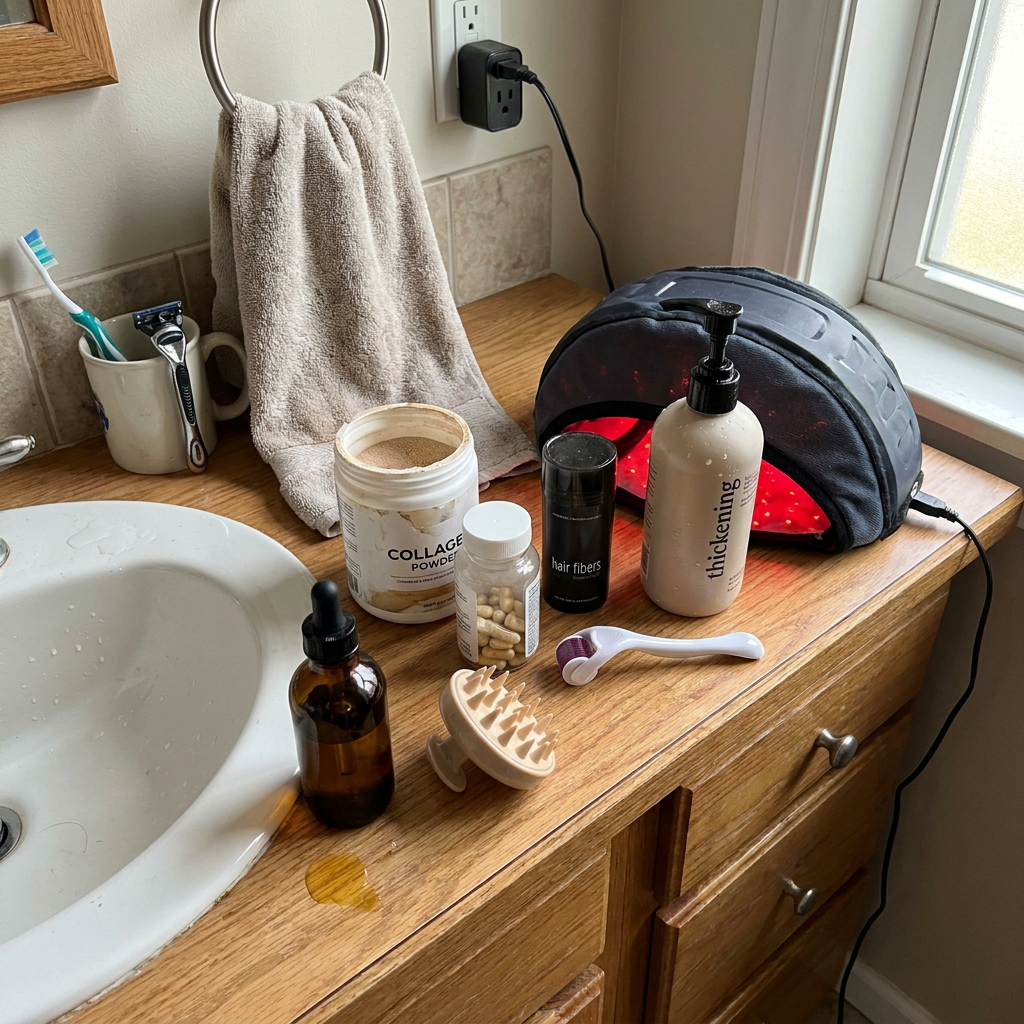 Commonly tried hair loss products