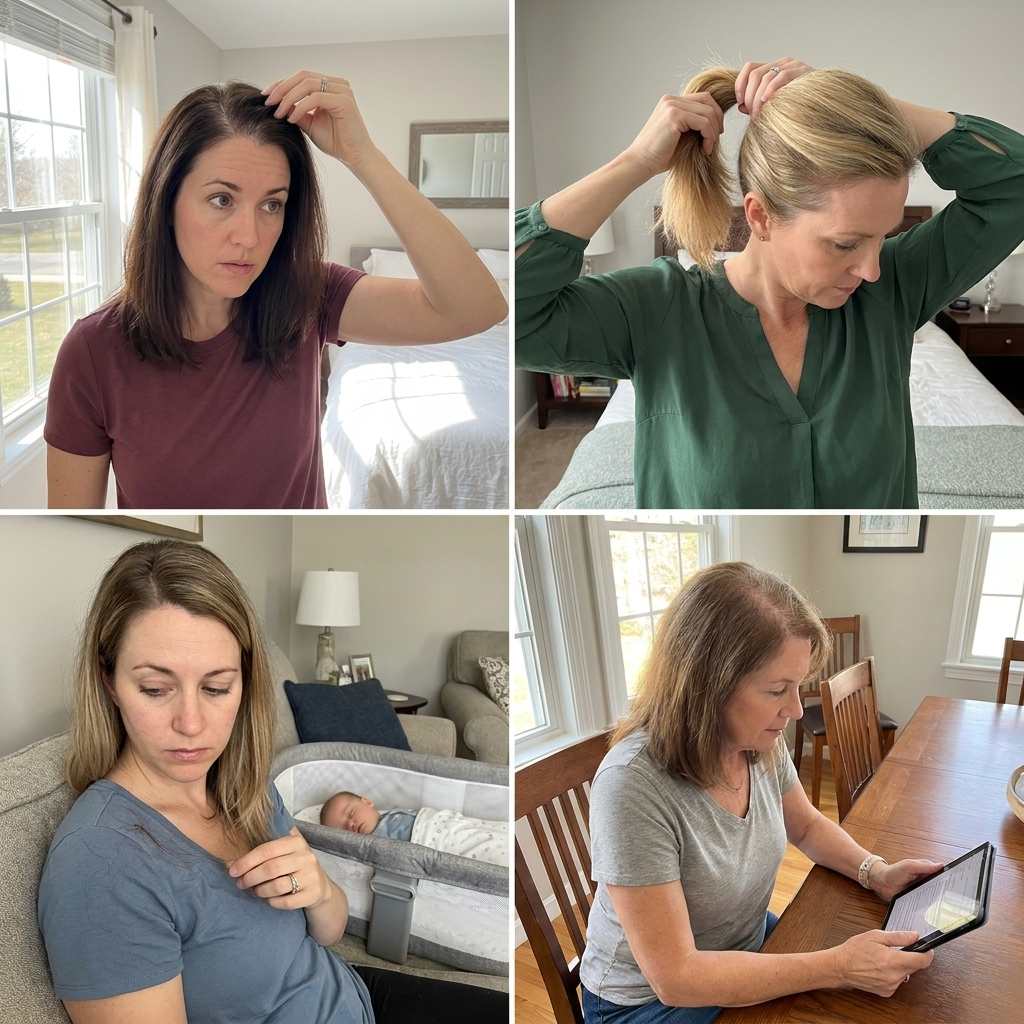 Different ways female hair thinning can appear