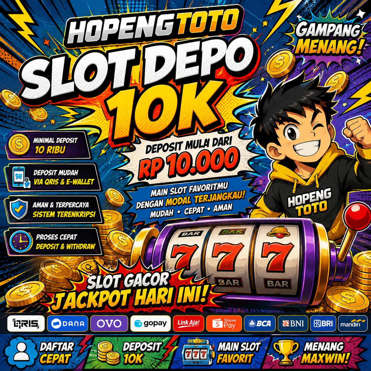 Banner informasi Slot Depo 10K