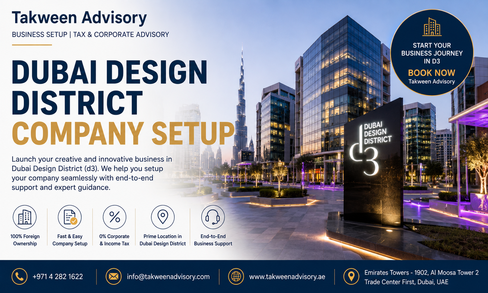 D3 business setup - Takween Advisory
