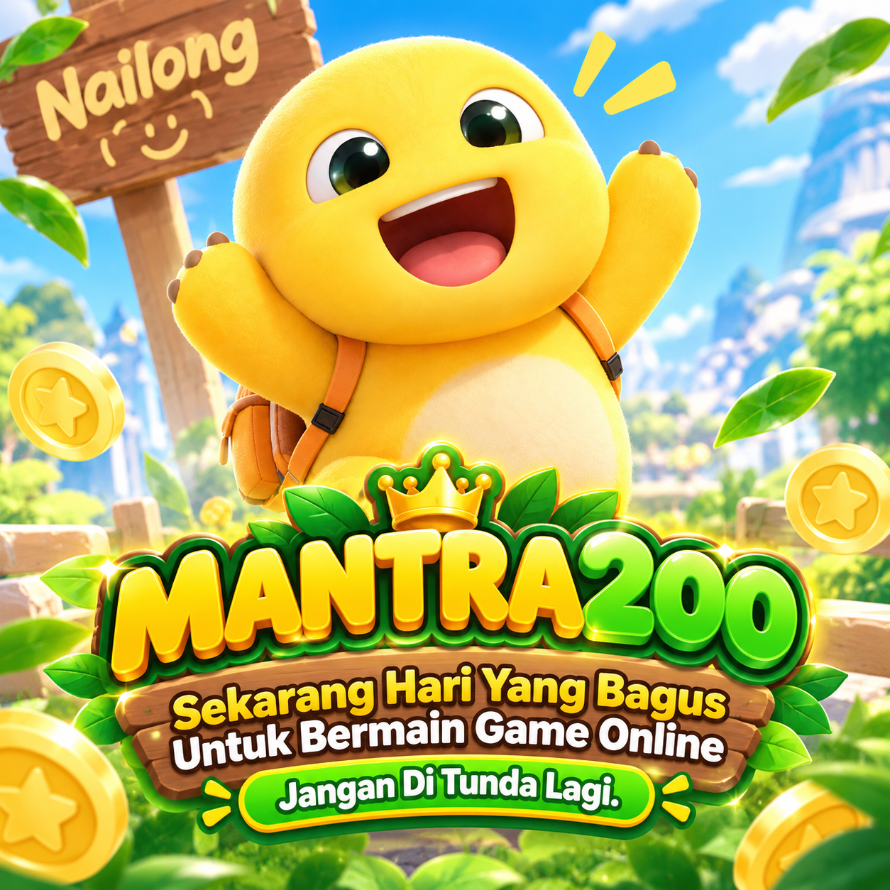 MANTRA200 : Sekarang Hari Yang Bagus Untuk Bermain Game Online Jangan Di Tunda Lagi.