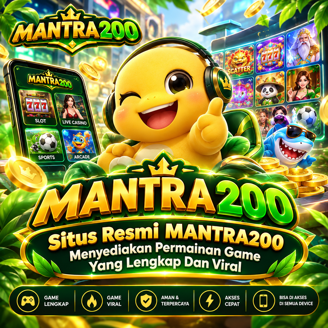 MANTRA200 : Situs Resmi MANTRA200 Menyediakan Permainan Game Yang Lengkap Dan Viral