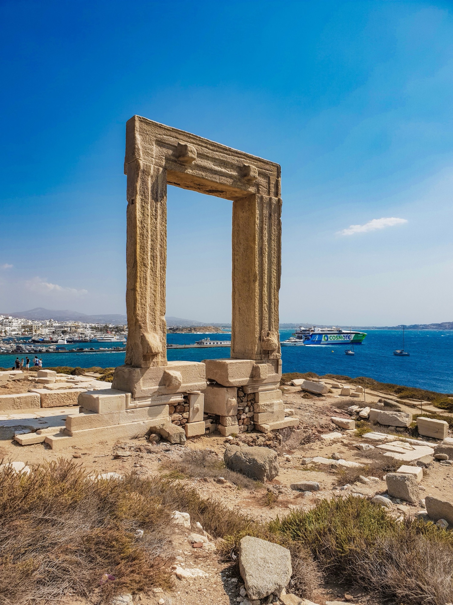 See the Portara in Naxos