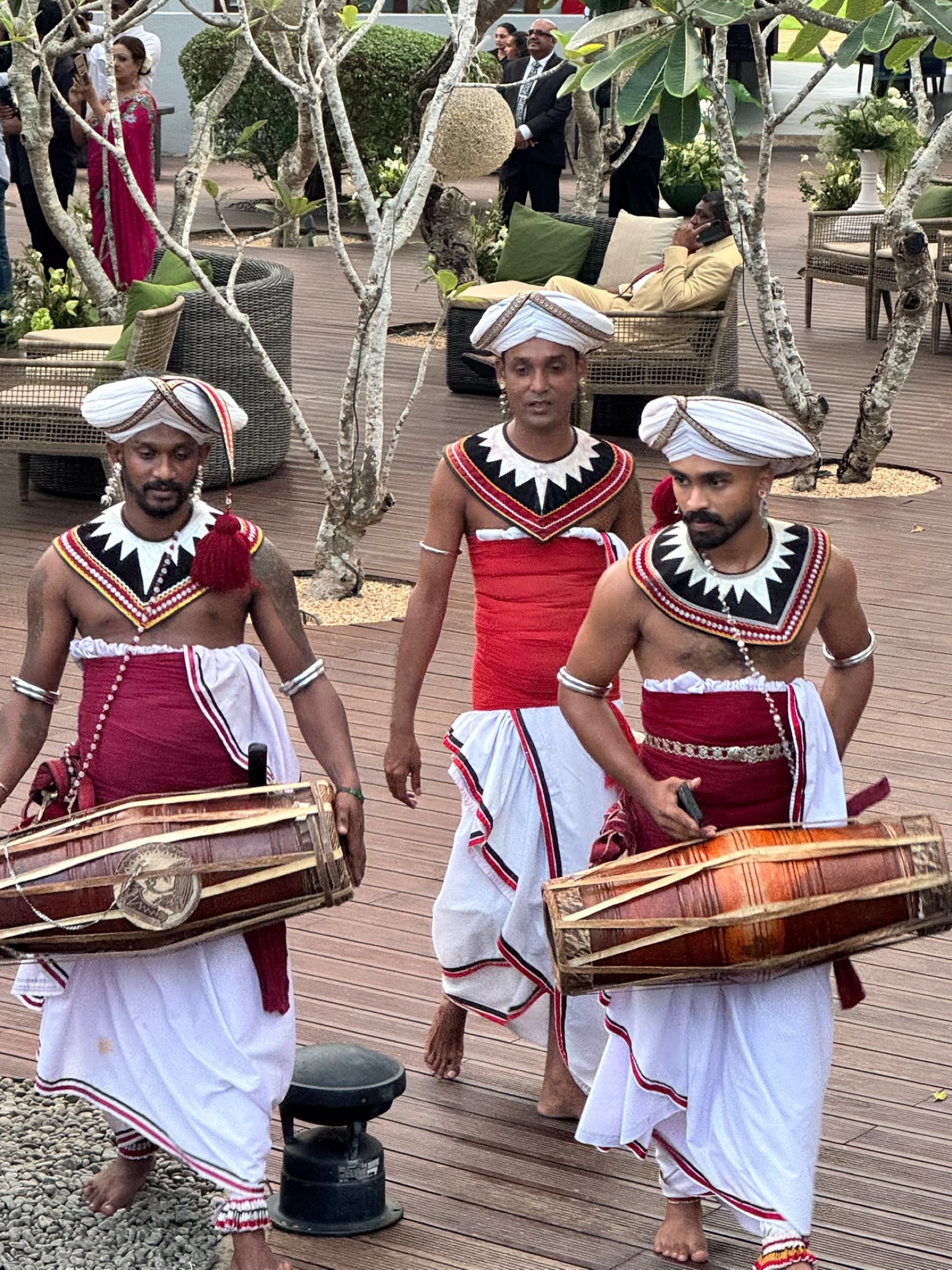 Kandyan drummers performing in Sri Lanka