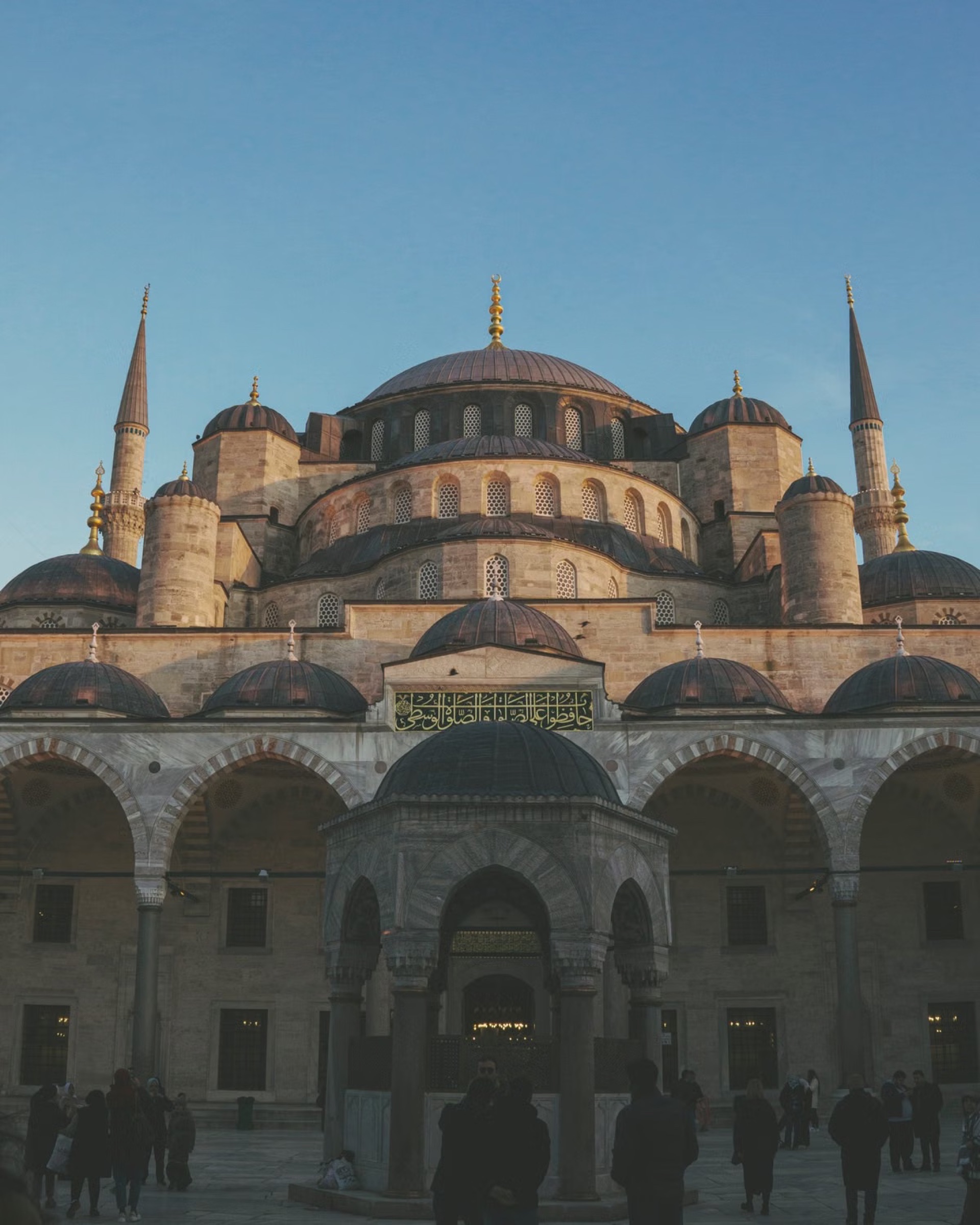 A grand domed mosque in Istanbul’s Old City