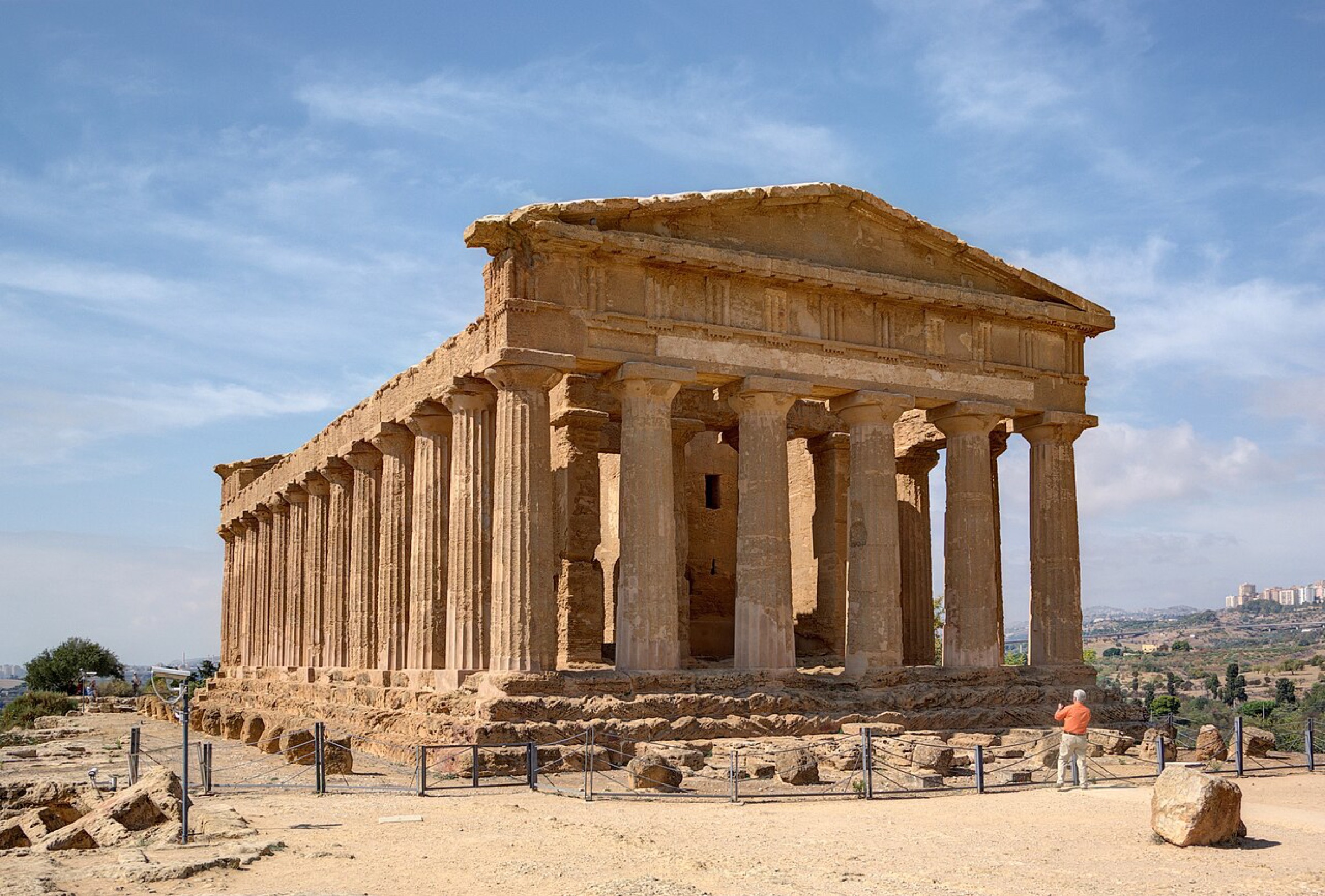 The Temple of Concordia in the Valley of the Temples, Agrigento