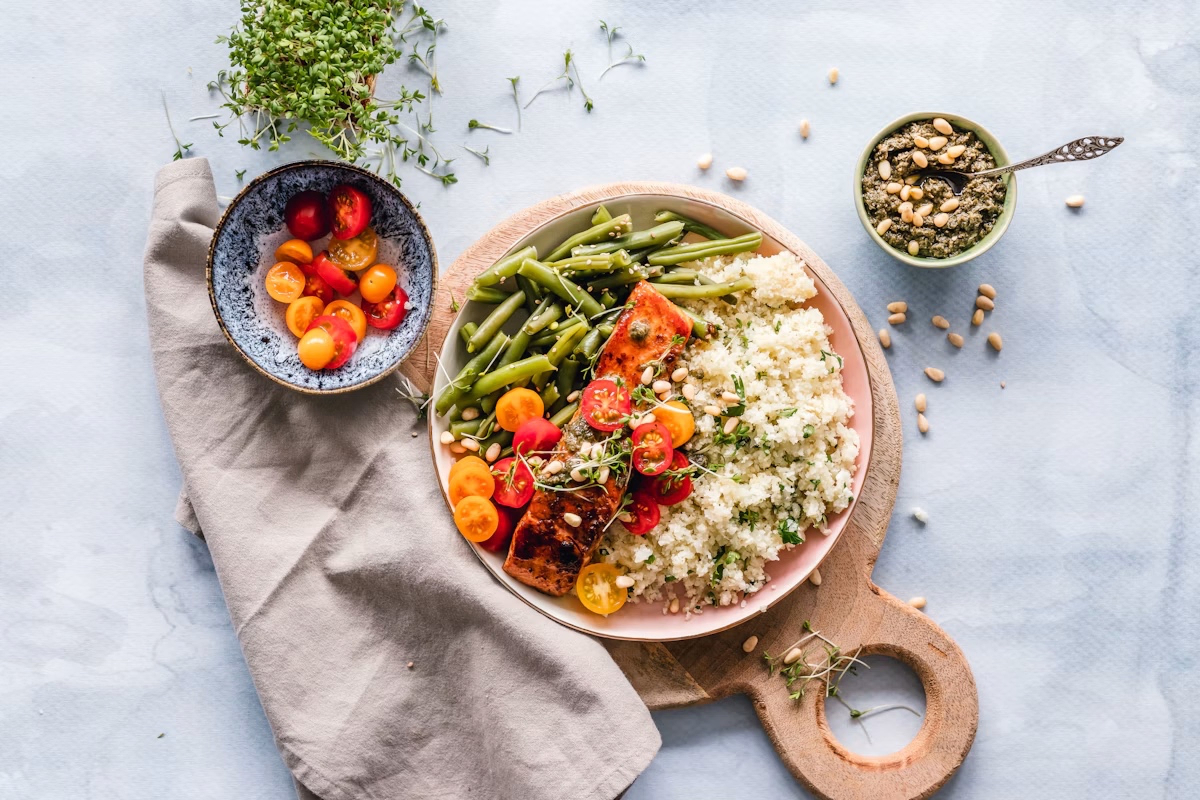 A beautifully plated regional dish ready to share